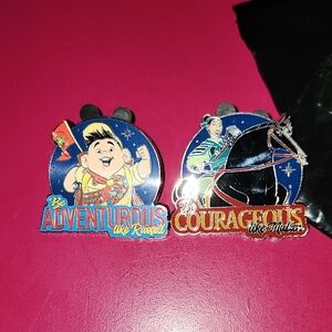 Disney Russell Adventure and Mulan Courage Disney Pins
